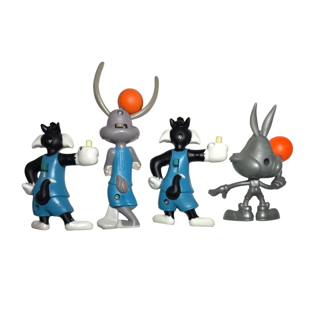 Space Jam A New Legacy Tune Squad Bugs Bunny Sylvester Toy Figure Lot‎ 4pc